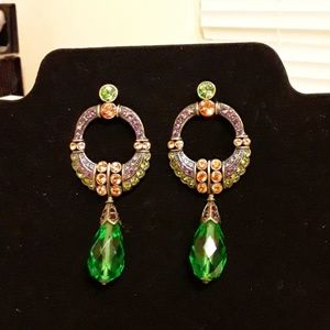 Gorgeous chandelier glass drop earrings